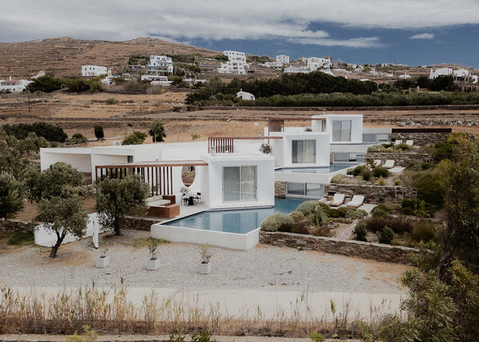 ArchDaily.com - Pnoēs Tinos, a proud member of Design Hotels, is the first design holiday destination on the island of Tinos, Cyclades. Designed as a cluster of villas with private pools and gardens, Pnoēs embodies the spirit of the place in its architecture and hospitality philosophy, aimed at relaxation and regeneration.